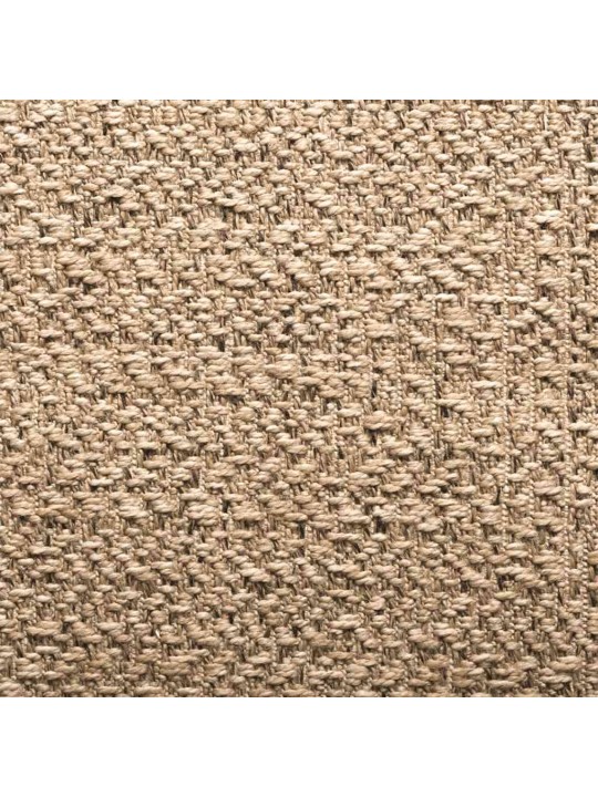 Koberec zizur béžový 140x200 cm jutový vzhled interiér exteriér