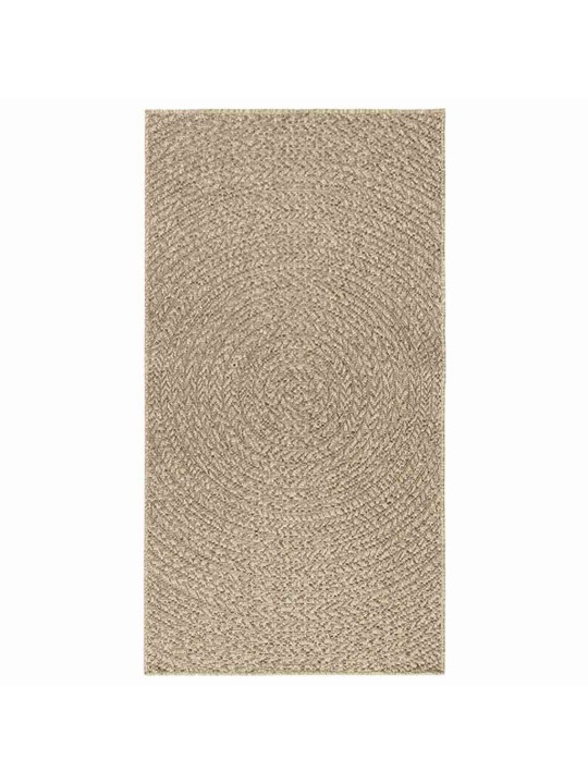 Koberec zizur béžový 80x150 cm jutový vzhled interiér exteriér
