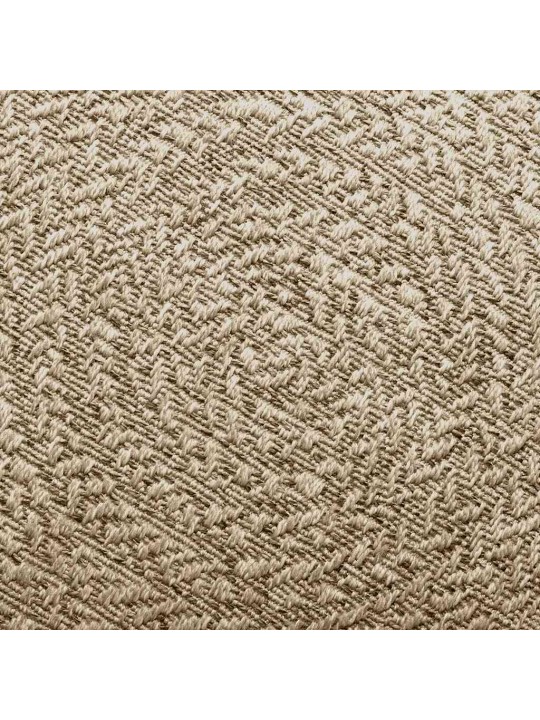 Koberec zizur béžový 80x150 cm jutový vzhled interiér exteriér