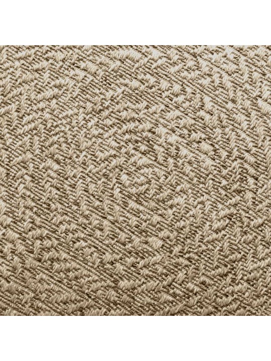 Koberec zizur béžový 200x290 cm jutový vzhled interiér exteriér