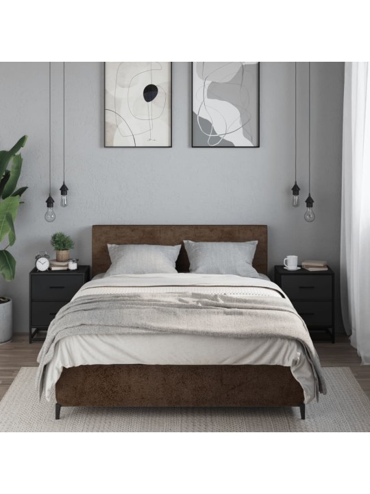 Noční stolky 2 ks černé 40 x 31 x 50 cm kompozitní dřevo