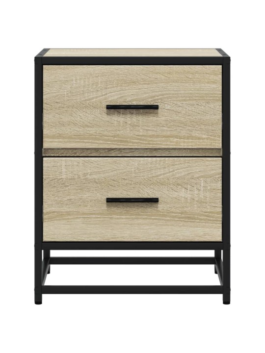 Noční stolky 2 ks dub sonoma 40 x 31 x 50 cm kompozitní dřevo