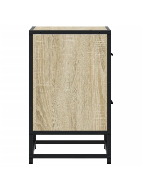 Noční stolky 2 ks dub sonoma 40 x 31 x 50 cm kompozitní dřevo
