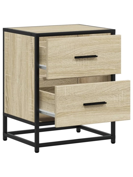 Noční stolky 2 ks dub sonoma 40 x 31 x 50 cm kompozitní dřevo