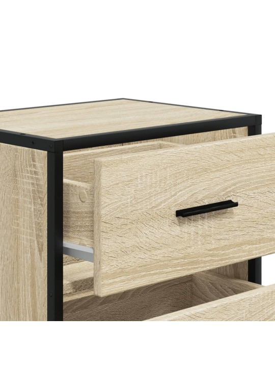 Noční stolky 2 ks dub sonoma 40 x 31 x 50 cm kompozitní dřevo