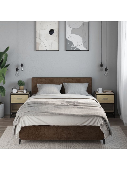 Noční stolky 2 ks dub sonoma 40 x 31 x 50 cm kompozitní dřevo