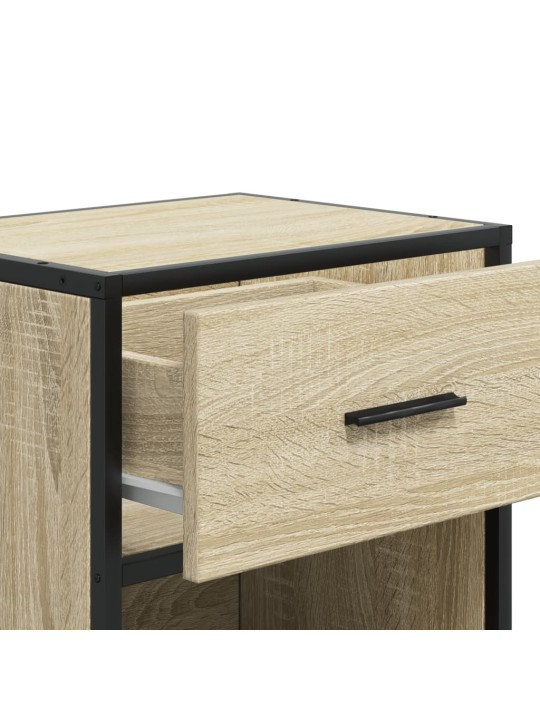 Noční stolky 2 ks dub sonoma 40 x 31 x 50 cm kompozitní dřevo