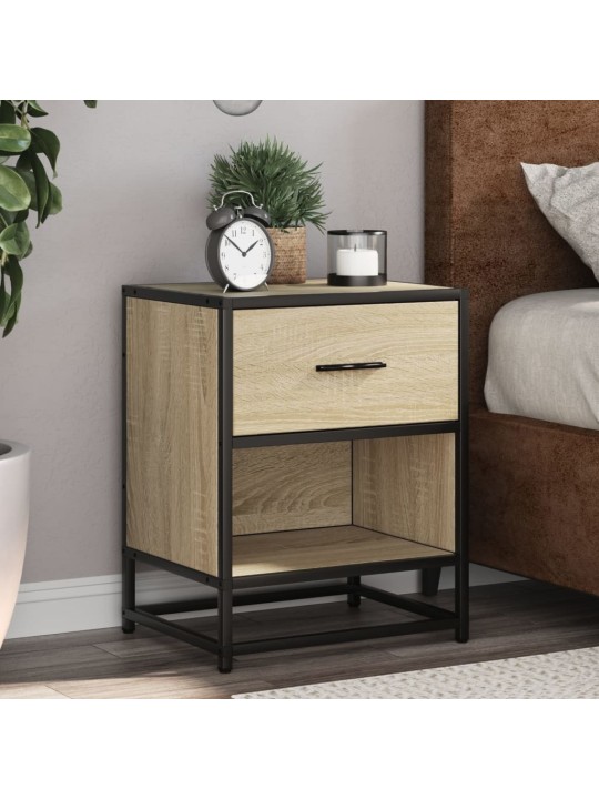 Noční stolky 2 ks dub sonoma 40 x 31 x 50 cm kompozitní dřevo