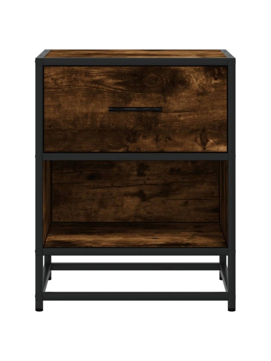 Noční stolky 2 ks kouřový dub 40 x 31 x 50 cm kompozitní dřevo