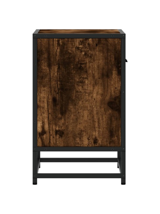 Noční stolky 2 ks kouřový dub 40 x 31 x 50 cm kompozitní dřevo