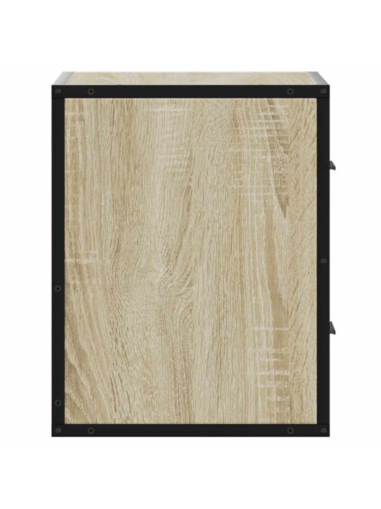 Nástěnné noční stolky 2 ks dub sonoma 40x31x39,5 cm
