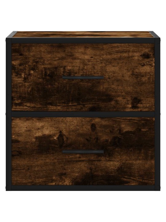 Nástěnné noční stolky 2 ks kouřový dub 40x31x39,5 cm