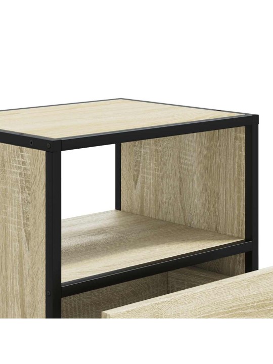 Nástěnné noční stolky 2 ks dub sonoma 40x31x39,5 cm
