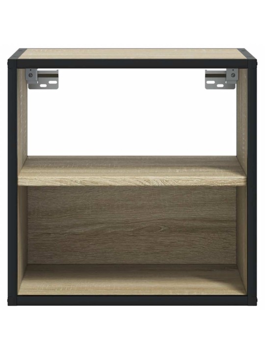 Nástěnné noční stolky 2 ks dub sonoma 40x31x39,5 cm