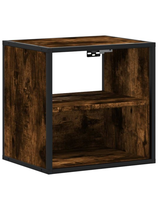 Nástěnné noční stolky 2 ks kouřový dub 40x31x39,5 cm
