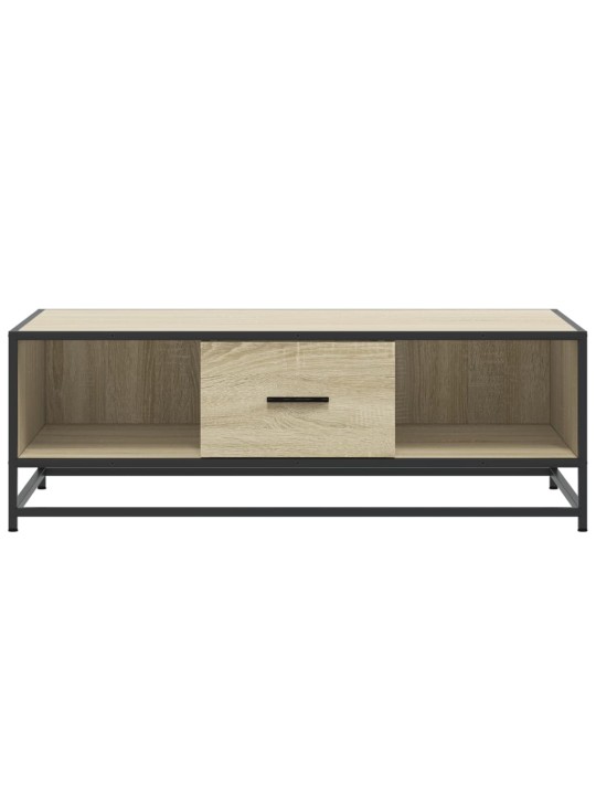Konferenční stolek dub sonoma 100 x 57 x 35 cm kompozit a kov