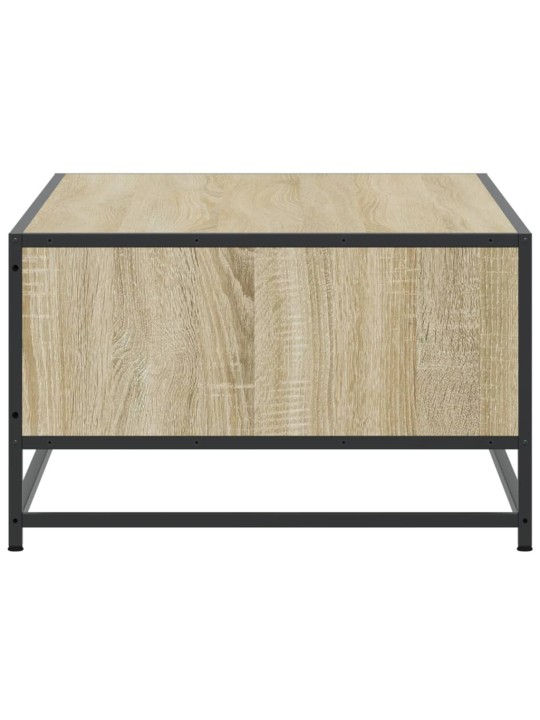 Konferenční stolek dub sonoma 100 x 57 x 35 cm kompozit a kov