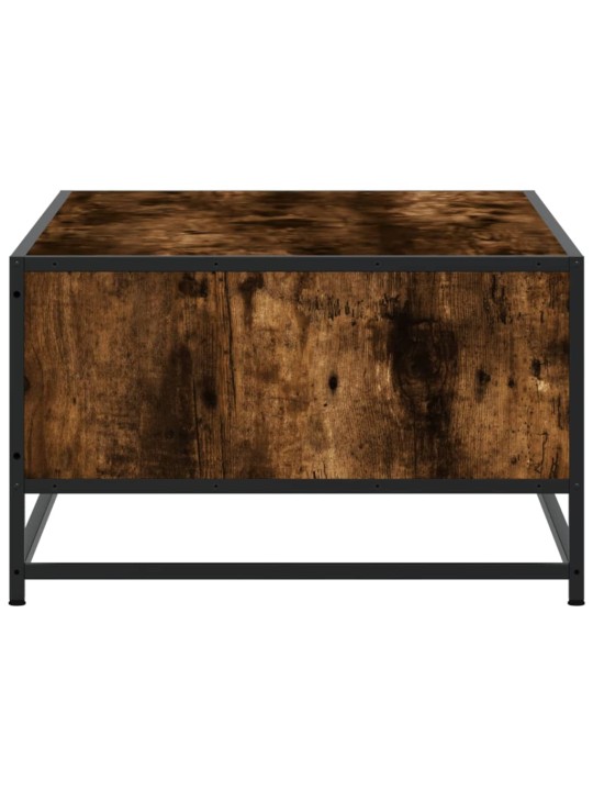 Konferenční stolek kouřový dub 100 x 57 x 35 cm kompozit a kov
