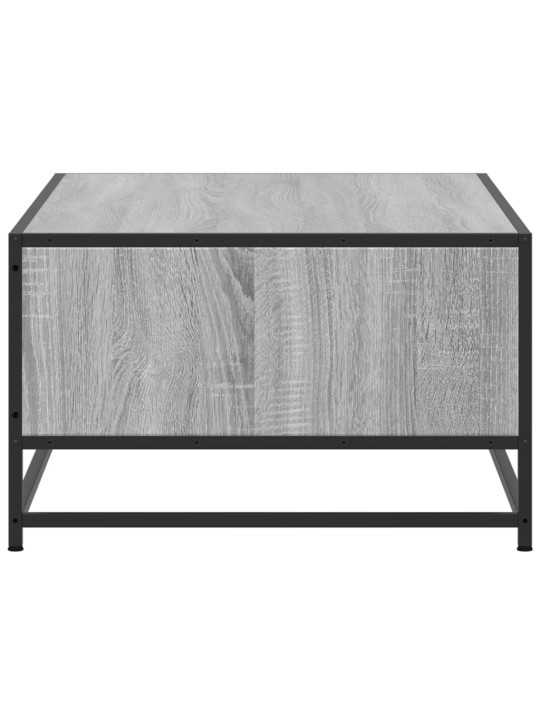 Konferenční stolek šedý sonoma 100 x 57 x 35 cm kompozit a kov