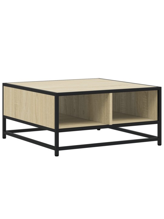 Konferenční stolek dub sonoma 60,5x60,5x30 cm kompozit a kov