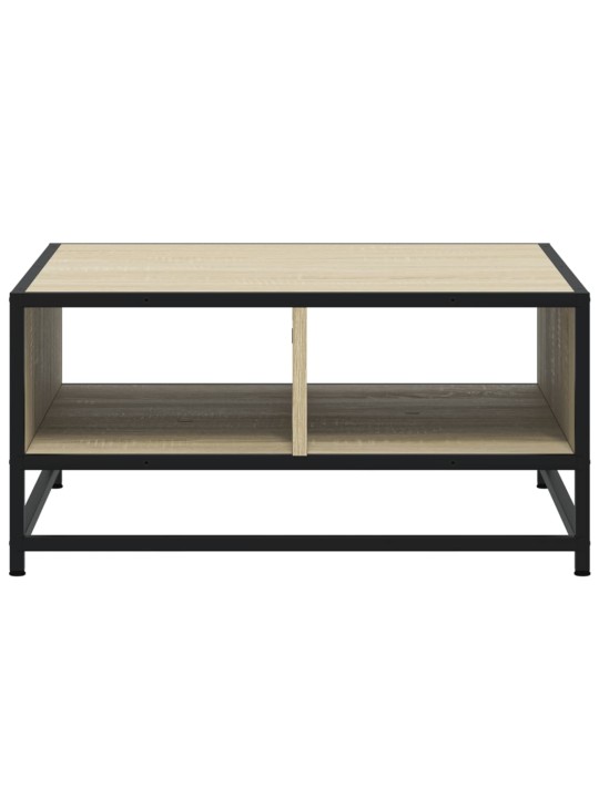 Konferenční stolek dub sonoma 60,5x60,5x30 cm kompozit a kov