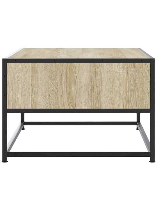 Konferenční stolek dub sonoma 100 x 50 x 35 cm kompozit a kov