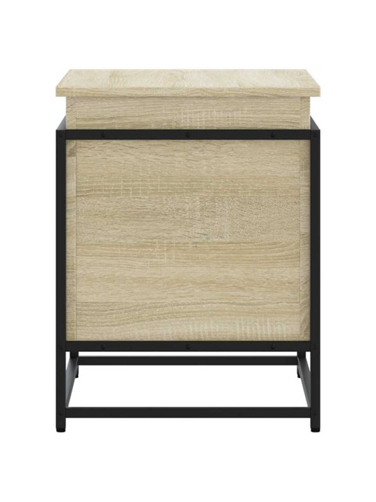 Úložný box s víkem dub sonoma 60x40x51,5 cm kompozitní dřevo