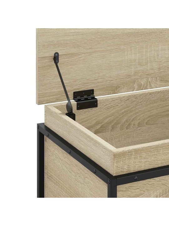 Úložný box s víkem dub sonoma 60x40x51,5 cm kompozitní dřevo