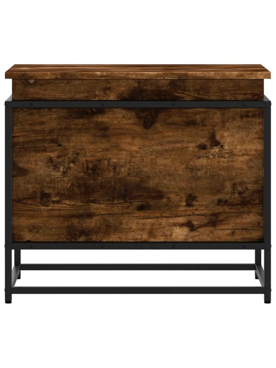 Úložný box s víkem kouřový dub 60x40x51,5 cm kompozitní dřevo