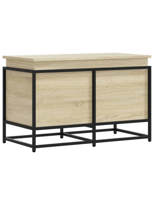 Úložný box s víkem dub sonoma 80x40x51,5 cm kompozitní dřevo