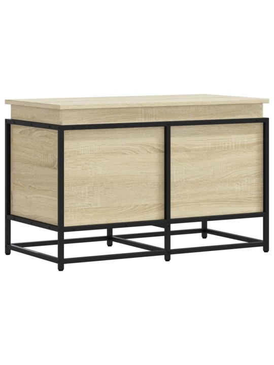 Úložný box s víkem dub sonoma 80x40x51,5 cm kompozitní dřevo