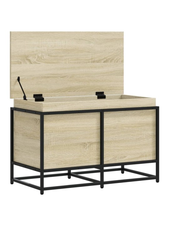 Úložný box s víkem dub sonoma 80x40x51,5 cm kompozitní dřevo