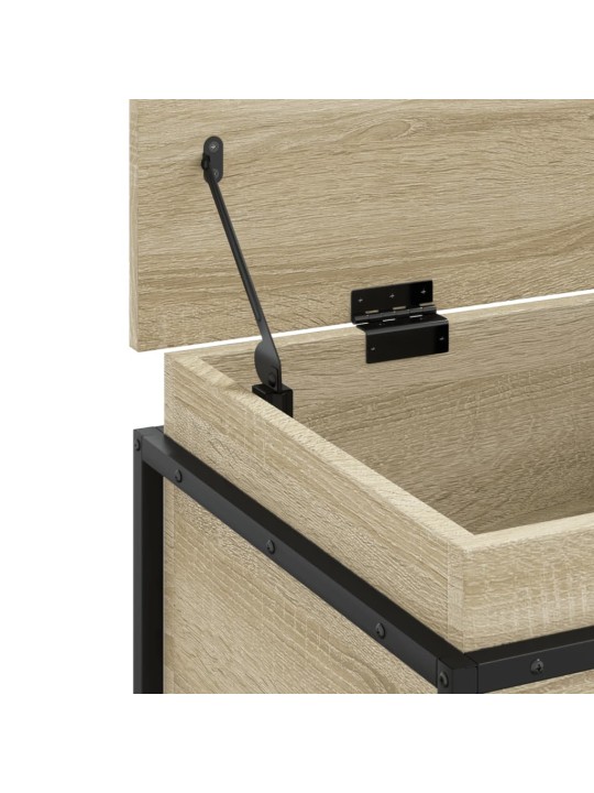 Úložný box s víkem dub sonoma 80x40x51,5 cm kompozitní dřevo