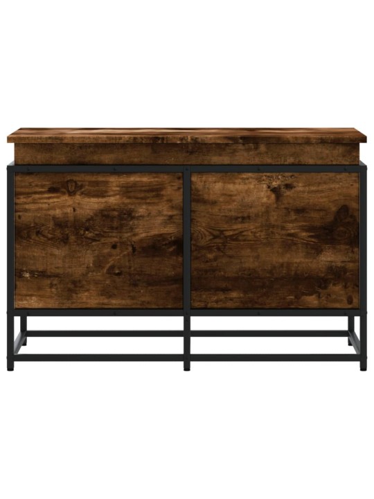 Úložný box s víkem kouřový dub 80x40x51,5 cm kompozitní dřevo