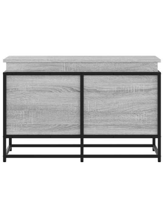 Úložný box s víkem šedý sonoma 80x40x51,5 cm kompozitní dřevo