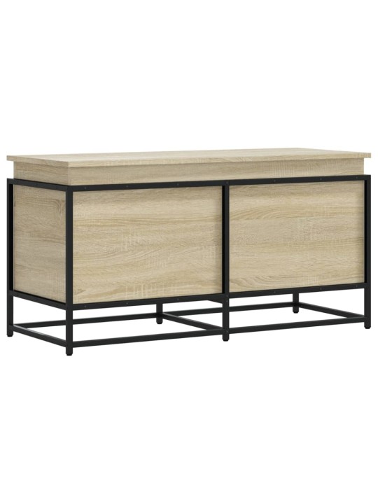 Úložný box s víkem dub sonoma 100x40x51,5 cm kompozitní dřevo