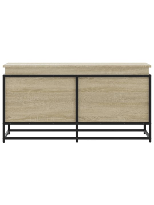 Úložný box s víkem dub sonoma 100x40x51,5 cm kompozitní dřevo