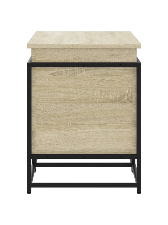 Úložný box s víkem dub sonoma 100x40x51,5 cm kompozitní dřevo