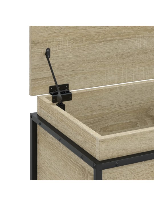 Úložný box s víkem dub sonoma 100x40x51,5 cm kompozitní dřevo