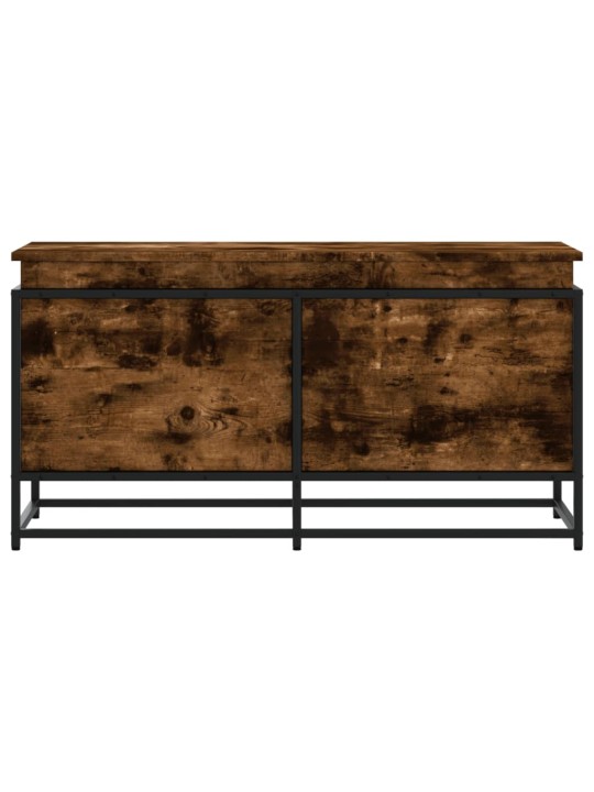 Úložný box s víkem kouřový dub 100x40x51,5 cm kompozitní dřevo