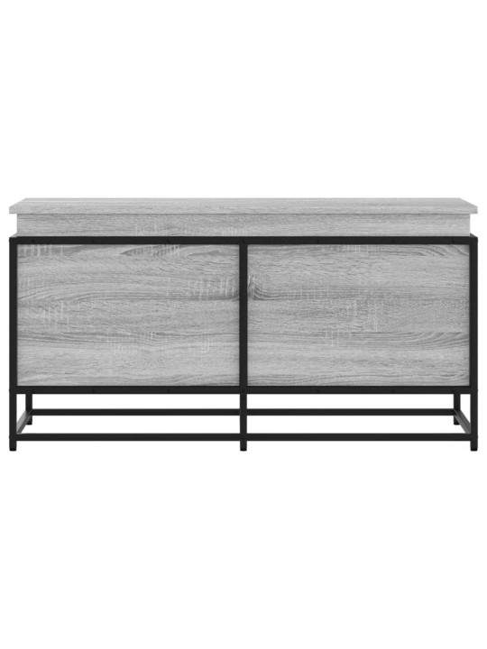 Úložný box s víkem šedý sonoma 100x40x51,5 cm kompozitní dřevo