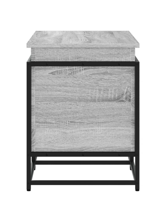 Úložný box s víkem šedý sonoma 100x40x51,5 cm kompozitní dřevo