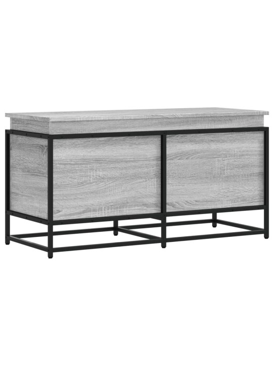 Úložný box s víkem šedý sonoma 100x40x51,5 cm kompozitní dřevo