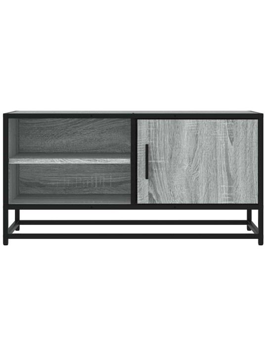 Tv skříňka šedá sonoma 80 x 34,5 x 40 cm kompozitní dřevo a kov