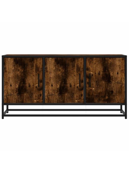 TV skříňka kouřový dub 100 x 35 x 50 cm kompozitní dřevo a kov