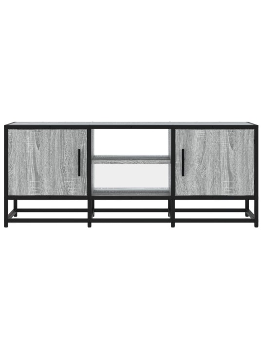 TV skříňka šedá sonoma 100 x 35 x 41 cm kompozitní dřevo a kov