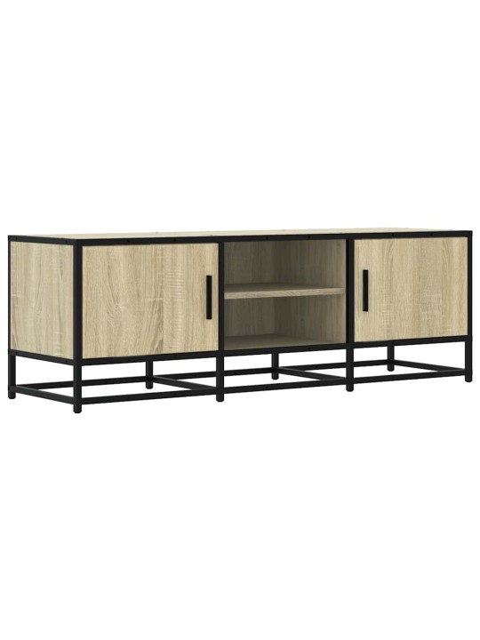 Tv skříňka dub sonoma 120 x 35 x 41 cm kompozitní dřevo a kov
