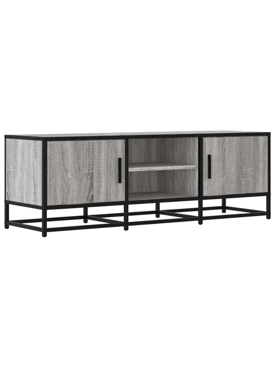 Tv skříňka šedá sonoma 120 x 35 x 41 cm kompozitní dřevo a kov