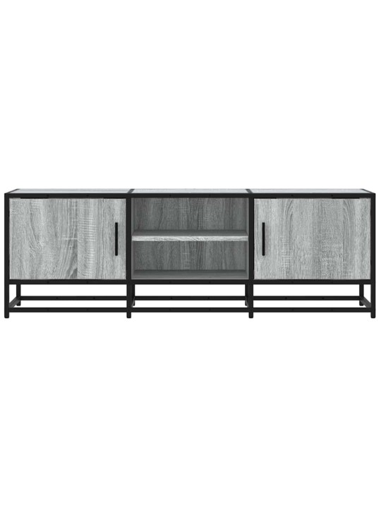 Tv skříňka šedá sonoma 120 x 35 x 41 cm kompozitní dřevo a kov