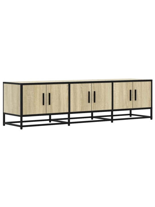 Tv skříňka dub sonoma 150 x 35 x 41 cm kompozitní dřevo a kov